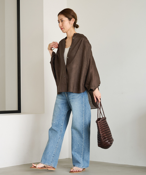 新品タグ付きFRAMeWORK★ラミーポンチョブラウスFREEベージュ FRAMeWORK｜ラミーポンチョブラウス | Rakuten Fashion(楽天