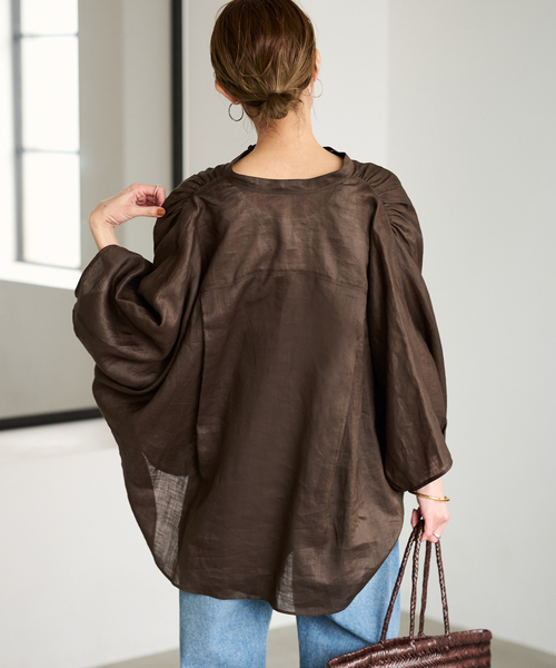 FRAMeWORKラミーポンチョブラウス¥18,700 今期新品未使用　ベージュ FRAMeWORK｜ラミーポンチョブラウス | Rakuten Fashion(楽天