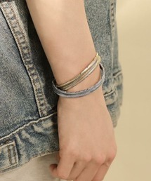 【LIMITED NUMBER/リミテッドナンバー】Vintage Like フェザーハーフバングル