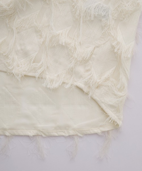 CLEL(クレイル)の「【CLEL】Fringe Design Jacquard Short Sleeve Shirt/フリンジデザイン ジャガード半袖シャツ(シャツ/ブラウス・メンズ・ブラック/アイボリー/チャコールグレー・XS/S/M/L)」の19枚目の写真