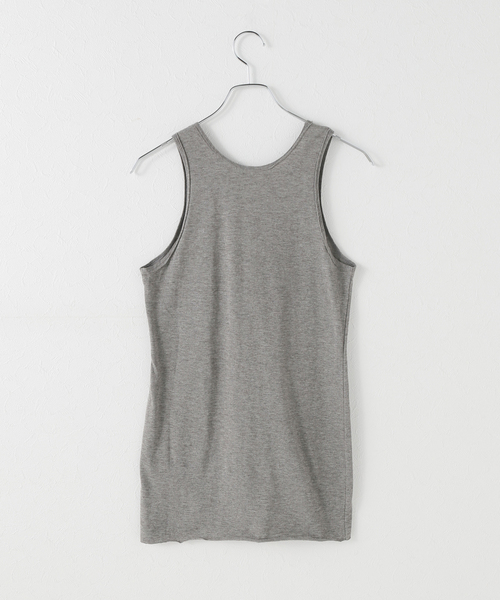 plage(プラージュ)の「COTTON YAK タンク(タンクトップ・レディース・チャコールグレー・FREE)」の2枚目の写真