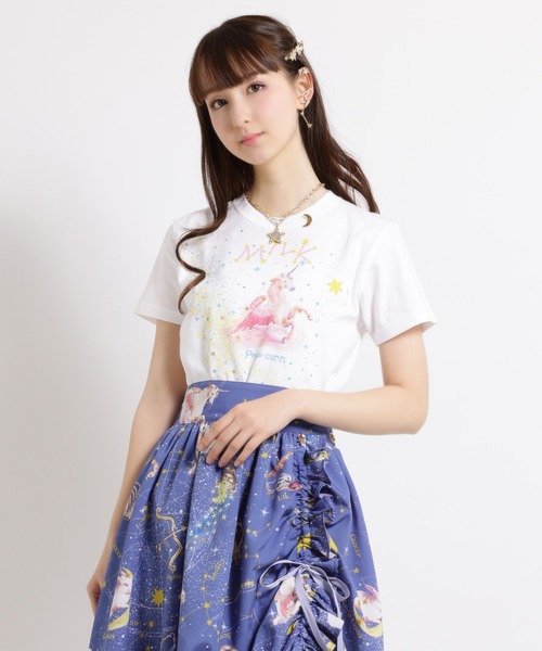 MILK(ミルク)の「Pega-Corn Tシャツ(Tシャツ/カットソー・レディース・B/A・FREE)」の1枚目の写真