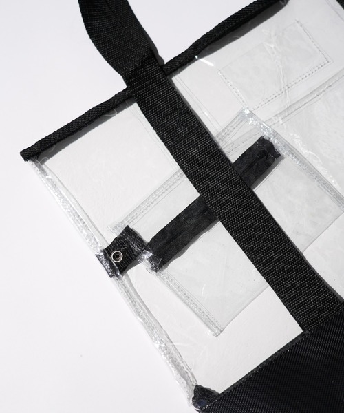 THRIFTY LOOK（スリフティールック）の「THRIFTY LOOK / スリフティールック CLEAR VINYL TOTE BAG クリアビニール PVC トートバッグ（トートバッグ・メンズ・クリア・FREE）」の8枚目の写真
