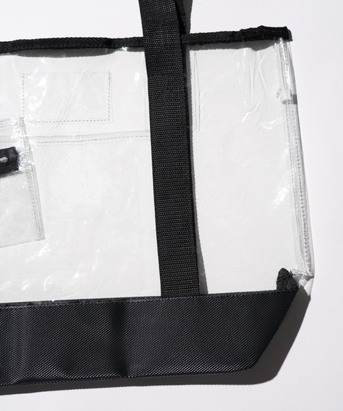 THRIFTY LOOK（スリフティールック）の「THRIFTY LOOK / スリフティールック CLEAR VINYL TOTE BAG クリアビニール PVC トートバッグ（トートバッグ・メンズ・クリア・FREE）」の9枚目の写真