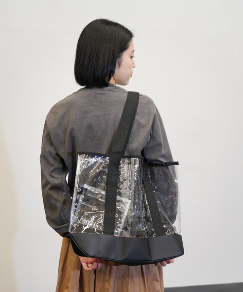 THRIFTY LOOK（スリフティールック）の「THRIFTY LOOK / スリフティールック CLEAR VINYL TOTE BAG クリアビニール PVC トートバッグ（トートバッグ・メンズ・クリア・FREE）」の2枚目の写真