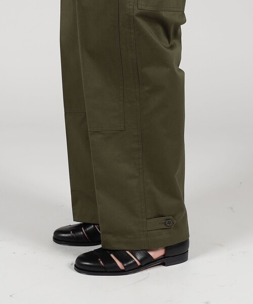 Tangent（タンジェント）の「TANGENT 70`s Dutch Army コットン ワイドパンツ（カーゴパンツ・メンズ・ダークグリーン/ブラック・46/48）」の12枚目の写真