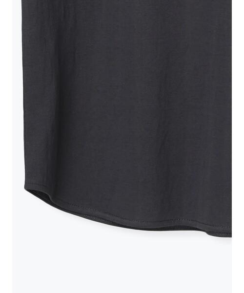 Lugnoncure(ルノンキュール)の「プレーティング袖タックTシャツ(Tシャツ/カットソー・レディース・オフホワイト/ブルー/ピンク/チャコールグレー/ブラック・F)」の8枚目の写真