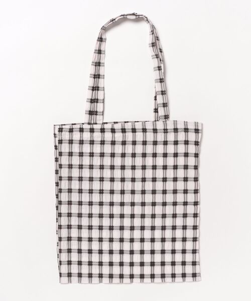 Mignonjour(ミニョンジュール)の「Mignonjour/チェック柄トートバッグ M2722(トートバッグ・レディース・ピンク/ブラウン/パープル/ブラック・FREE)」の12枚目の写真
