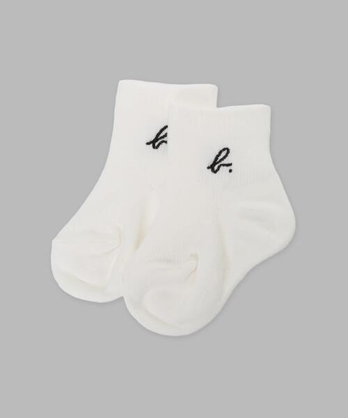 agnes b.（アニエスベー）の「WEB限定 ベビーギフトボックス ロゴTシャツ・ボーダーレギンス・ソックス 3点セット（ベビーギフト・キッズ・ホワイト・6MONTH/1YEAR）」の10枚目の写真