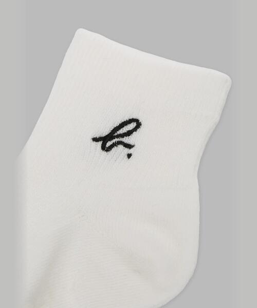 agnes b.（アニエスベー）の「WEB限定 ベビーギフトボックス ロゴTシャツ・ボーダーレギンス・ソックス 3点セット（ベビーギフト・キッズ・ホワイト・6MONTH/1YEAR）」の9枚目の写真