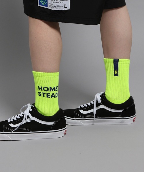 GEORGE'S(ジョージズ)の「カラーソックス(23~25cm/26~28cm)(ソックス/靴下・メンズ・ブルー/オレンジ/イエロー/グリーン・26-28/23-25)」の4枚目の写真