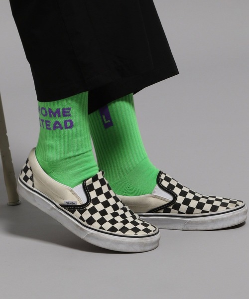 GEORGE'S(ジョージズ)の「カラーソックス(23~25cm/26~28cm)(ソックス/靴下・メンズ・ブルー/オレンジ/イエロー/グリーン・26-28/23-25)」の2枚目の写真