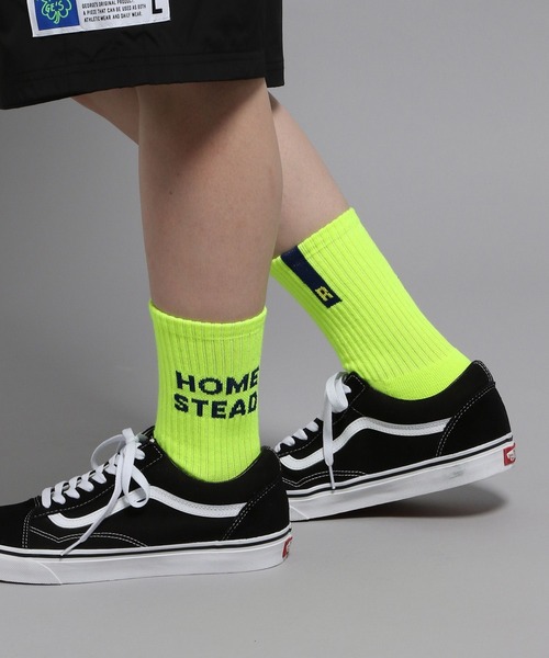 GEORGE'S(ジョージズ)の「カラーソックス(23~25cm/26~28cm)(ソックス/靴下・メンズ・ブルー/オレンジ/イエロー/グリーン・26-28/23-25)」の6枚目の写真