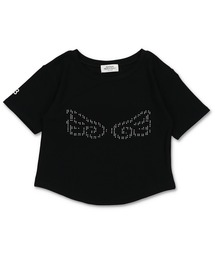 SPINNS(スピンズ)の「ウィッシュコア ピタTシャツ/ラインストーンウイング/羽根(Tシャツ/カットソー・レディース)」