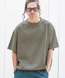mt9737- ボーダースピンドルTシャツ