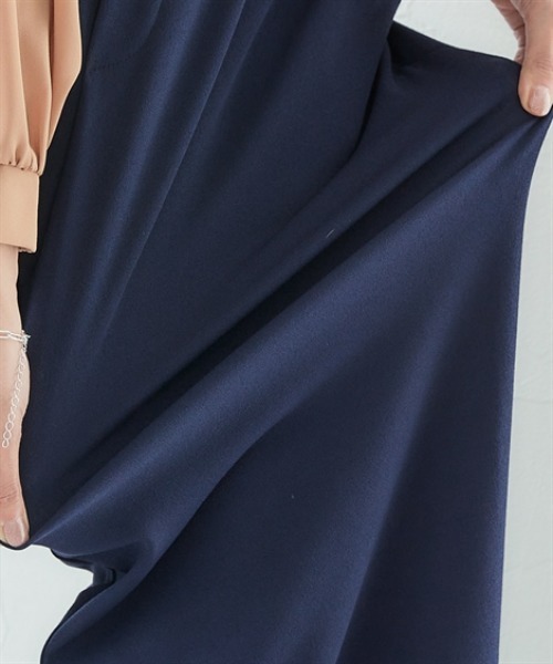 7days Life Styling(セブンデイズライフスタイリング)の「【UVカット】カットソーワイドストレッチパンツ ジャージーシリーズ(スラックス・レディース・グレー/ブラック/ネイビー・M/L/LL)」の17枚目の写真