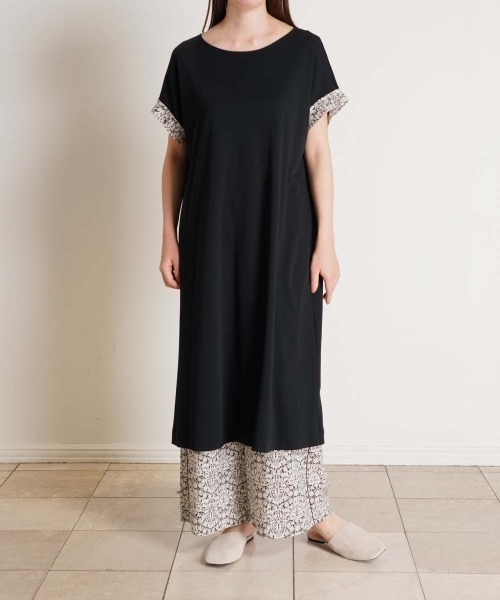 KID BLUE（キッドブルー）の「キッドブルー -２５ＬＩＢＥＲＴＹプリント -フルレングスボトムス -KOBP545 -kidblue（その他パンツ・レディース・ブラック/サックスブルー/アイボリー・M）」の6枚目の写真