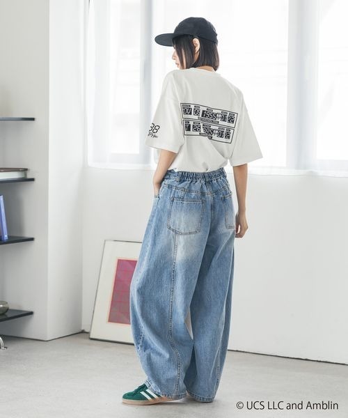 PAGEBOY(ページボーイ)の「【PBLIM×BACK TO THE FUTURE】ロゴTシャツ(Tシャツ/カットソー・レディース・オフホワイト/ブラック/サックスブルー・LARGE/MEDIUM)」の22枚目の写真