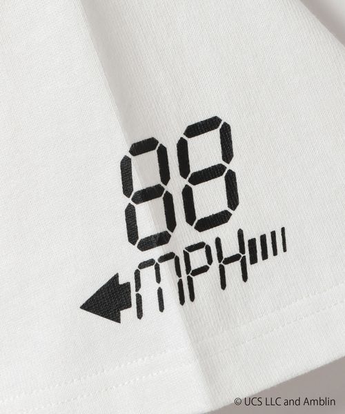 PAGEBOY(ページボーイ)の「【PBLIM×BACK TO THE FUTURE】ロゴTシャツ(Tシャツ/カットソー・レディース・オフホワイト/ブラック/サックスブルー・LARGE/MEDIUM)」の4枚目の写真