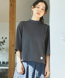 and myera | and myera ちょっぴりコンパクトなハイネックTシャツ(Tシャツ/カットソー)