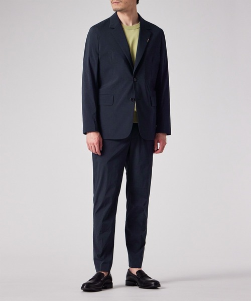 Paul Smith(ポールスミス)の「クラシックシャドーストライプ ワンタックトラウザーズ / 153110 056Z(その他パンツ・メンズ・ネイビー/ベージュ・SMALL/MEDIUM/LARGE/X-LARGE/XX-LARGE)」の7枚目の写真
