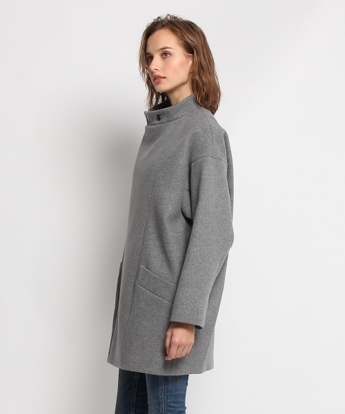 JET(ジェット)の「スーパー120メルトンショートコート(その他アウター・レディース・ブラック/グレー・04)」の4枚目の写真