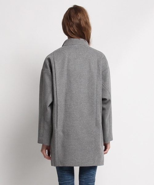 JET(ジェット)の「スーパー120メルトンショートコート(その他アウター・レディース・ブラック/グレー・04)」の5枚目の写真