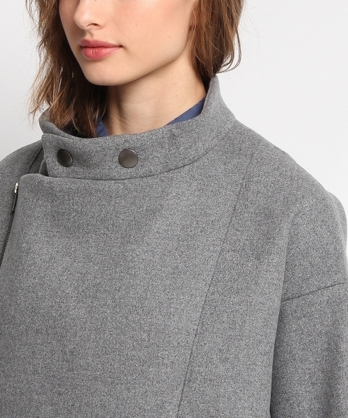 JET(ジェット)の「スーパー120メルトンショートコート(その他アウター・レディース・ブラック/グレー・04)」の6枚目の写真