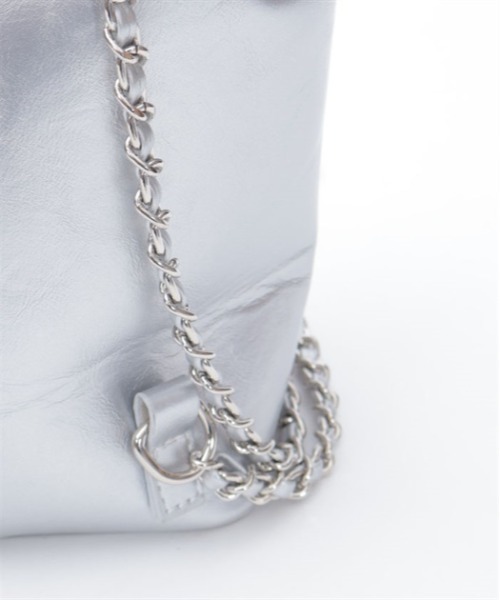 axes femme（アクシーズファム）の「レースアップミニバッグ（バックパック/リュック・レディース・シルバー・FREE）」の7枚目の写真