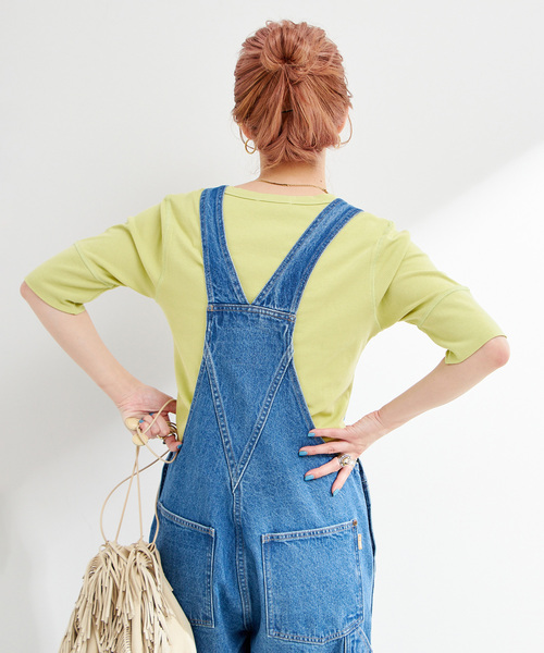 B.C STOCK（ベーセーストック）の「《追加》《2枚セット》ウォッシャブル / ミントBLENDパックTEE（Tシャツ/カットソー・レディース・ピンク/ブラック/ライトグリーン/ネイビー・FREE）」の21枚目の写真