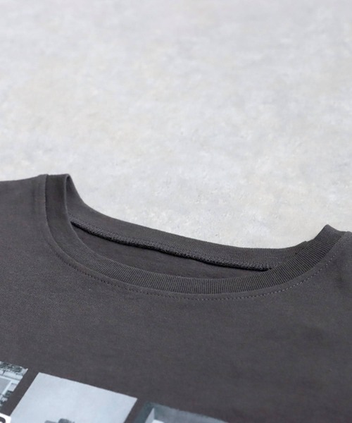 antiqua(アンティカ)の「ロゴプリントTシャツ(Tシャツ/カットソー・レディース・オートミール/ブラック/チャコールグレー・ONESIZE)」の17枚目の写真
