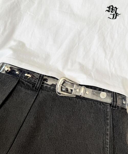 WEGO（ウィゴー）の「WEGO/ハートスタッズベルト（ベルト・レディース・その他1/ブラック・FREE）」の2枚目の写真