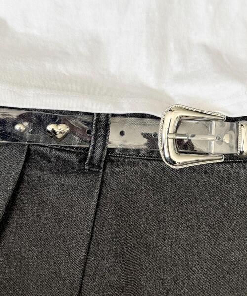 WEGO（ウィゴー）の「WEGO/ハートスタッズベルト（ベルト・レディース・その他1/ブラック・FREE）」の8枚目の写真