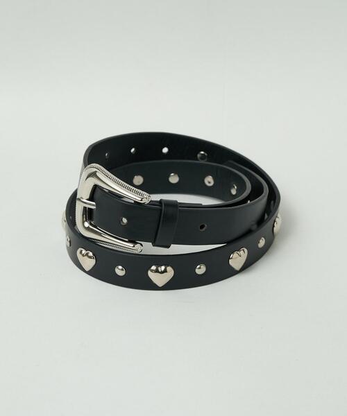 WEGO（ウィゴー）の「WEGO/ハートスタッズベルト（ベルト・レディース・その他1/ブラック・FREE）」の7枚目の写真