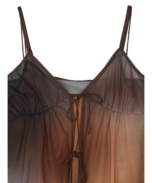 セール】MEDI GRADIENT SHEER SET TOP（Tシャツ/カットソー