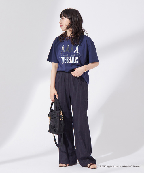 GOOD ROCK SPEED(グッドロックスピード)の「【GOOD ROCK SPEED / グッドロックスピード】THE BEATLES T:Tシャツ(Tシャツ/カットソー・レディース・ネイビー・FREE)」の7枚目の写真