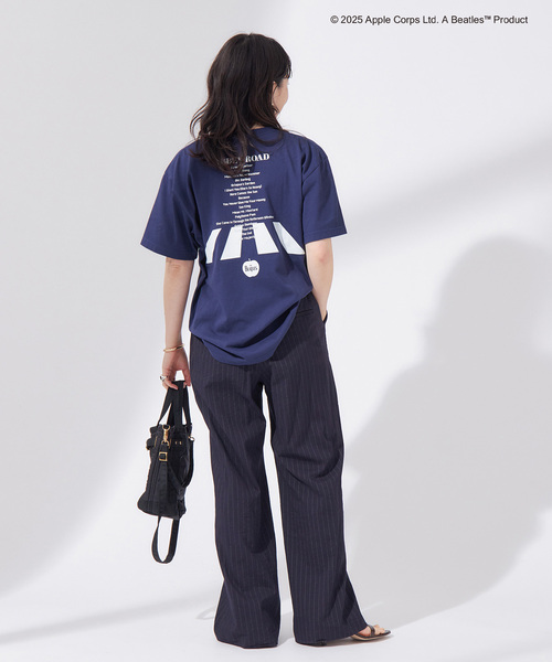 GOOD ROCK SPEED(グッドロックスピード)の「【GOOD ROCK SPEED / グッドロックスピード】THE BEATLES T:Tシャツ(Tシャツ/カットソー・レディース・ネイビー・FREE)」の8枚目の写真