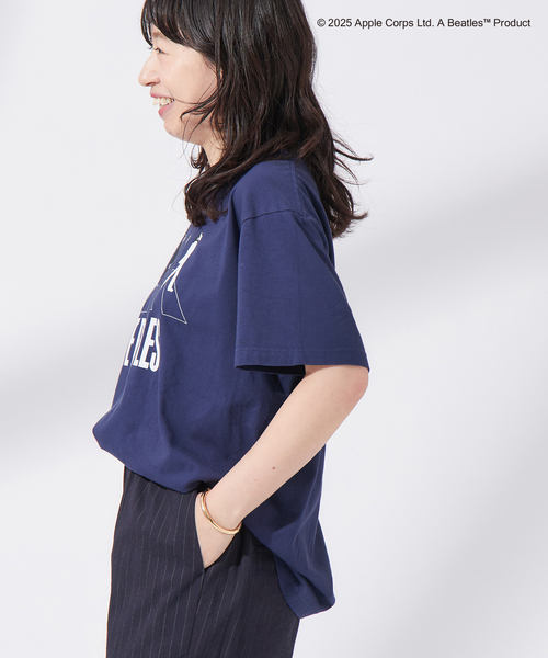 GOOD ROCK SPEED(グッドロックスピード)の「【GOOD ROCK SPEED / グッドロックスピード】THE BEATLES T:Tシャツ(Tシャツ/カットソー・レディース・ネイビー・FREE)」の11枚目の写真
