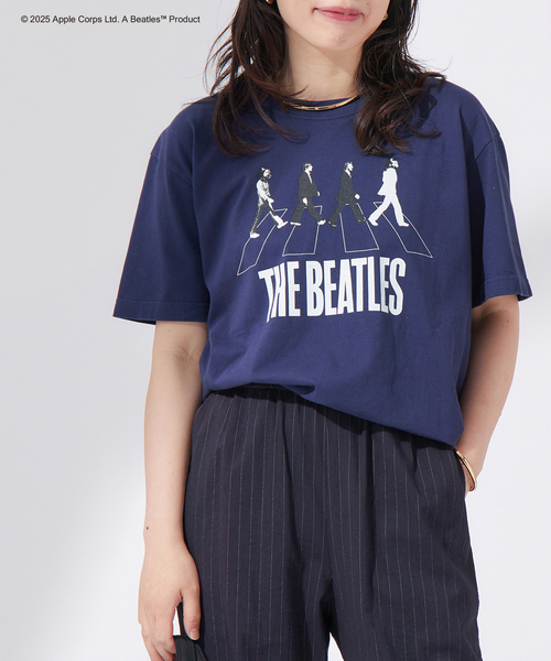 GOOD ROCK SPEED(グッドロックスピード)の「【GOOD ROCK SPEED / グッドロックスピード】THE BEATLES T:Tシャツ(Tシャツ/カットソー・レディース・ネイビー・FREE)」の12枚目の写真