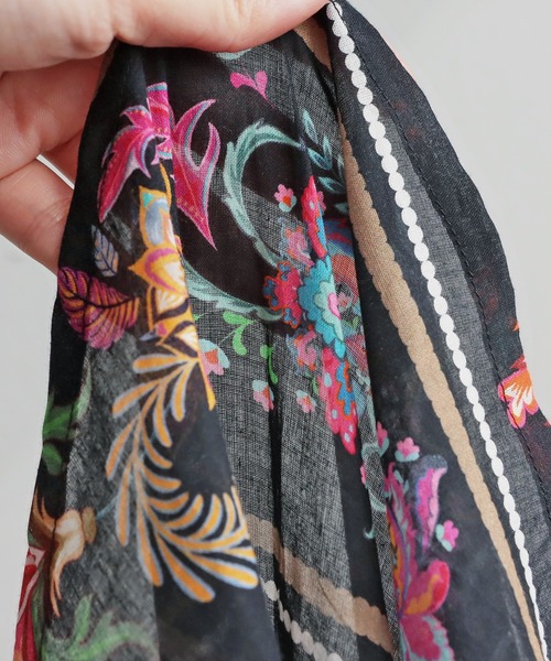 antiqua(アンティカ)の「花柄シャツワンピース(シャツワンピース・レディース・ブラック・ONESIZE)」の21枚目の写真
