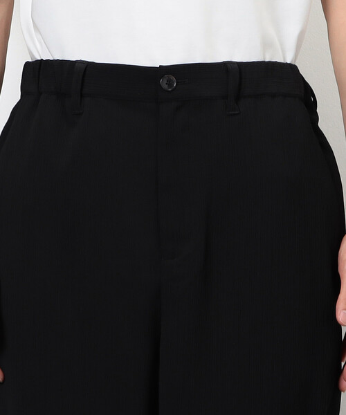 COMME CA ISM（コムサイズム）の「【セットアップ対応】ポリエステル 楊柳 ワイドテーパードパンツ（スラックス・メンズ・チャコール/ブラック・MEDIUM/LARGE）」の15枚目の写真