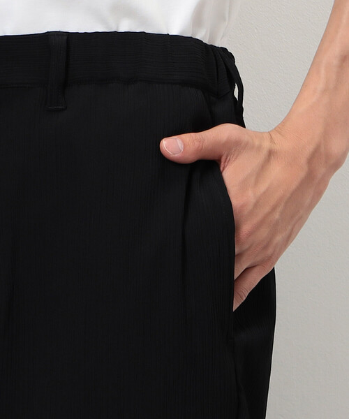 COMME CA ISM（コムサイズム）の「【セットアップ対応】ポリエステル 楊柳 ワイドテーパードパンツ（スラックス・メンズ・チャコール/ブラック・MEDIUM/LARGE）」の17枚目の写真