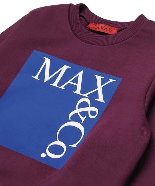 MAX&Co.（マックス アンド コー）の「Max&Co.(マックスアンドコー)Kids & Junior ブランドロゴスウェットプルオーバー（スウェット・キッズ・ダークグリーン/ホワイト・14Y/16Y/12Y）」の5枚目の写真
