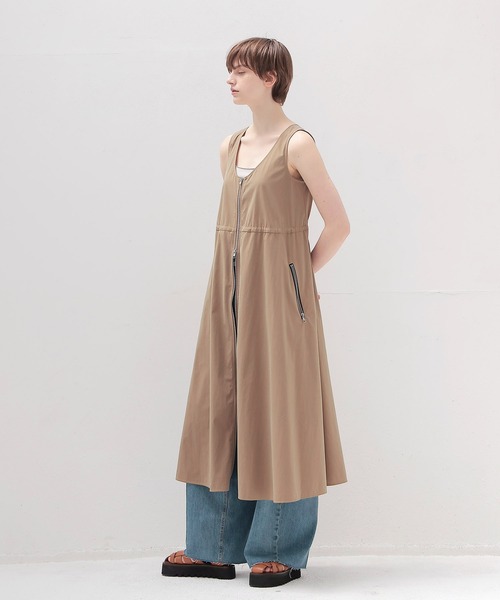 DRESSLAVE(ドレスレイブ)の「chambray fit & flare dress(シャンブレーフィット&フレアワンピース)(ワンピース・レディース・ブラック/ブラウン・38)」の3枚目の写真
