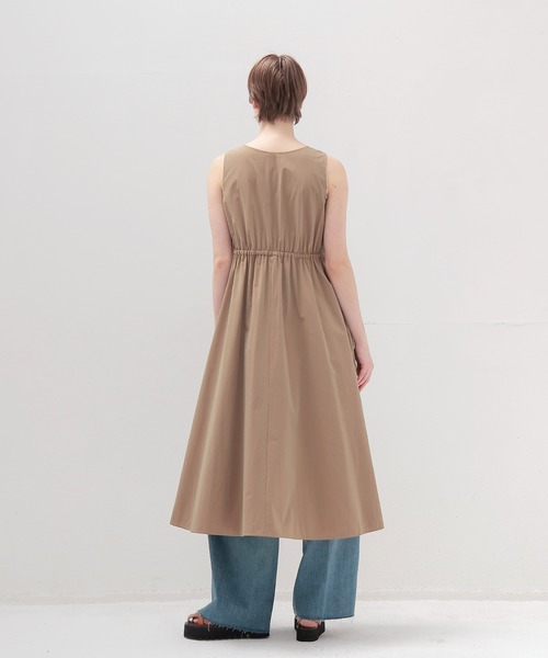 DRESSLAVE(ドレスレイブ)の「chambray fit & flare dress(シャンブレーフィット&フレアワンピース)(ワンピース・レディース・ブラック/ブラウン・38)」の4枚目の写真