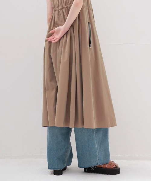 DRESSLAVE(ドレスレイブ)の「chambray fit & flare dress(シャンブレーフィット&フレアワンピース)(ワンピース・レディース・ブラック/ブラウン・38)」の9枚目の写真