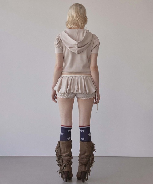 SCULPTOR（スカルプター）の「Washed Rose Hoodie Zip-Up（パーカー