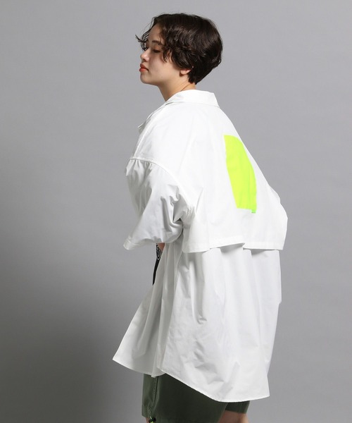 GEORGE'S(ジョージズ)の「BIGスナップシャツ(シャツ/ブラウス・メンズ・ブラック/ホワイト・LARGE/MEDIUM)」の9枚目の写真