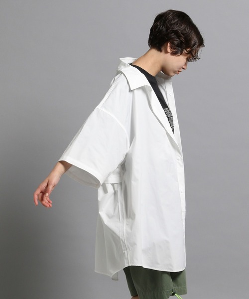 GEORGE'S(ジョージズ)の「BIGスナップシャツ(シャツ/ブラウス・メンズ・ブラック/ホワイト・LARGE/MEDIUM)」の10枚目の写真
