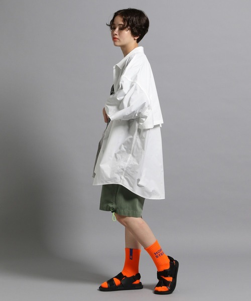 GEORGE'S(ジョージズ)の「BIGスナップシャツ(シャツ/ブラウス・メンズ・ブラック/ホワイト・LARGE/MEDIUM)」の4枚目の写真